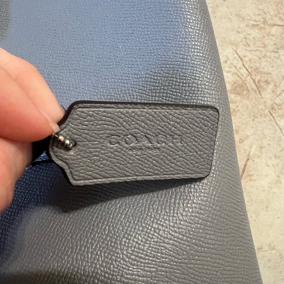 Coach Light Gray Leather Tote Bag💗 - Picture 3 of 11